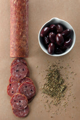 Kalamata Black Olive Salami (WHOLE)