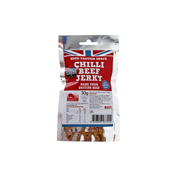 hot chilli beef jerky pack